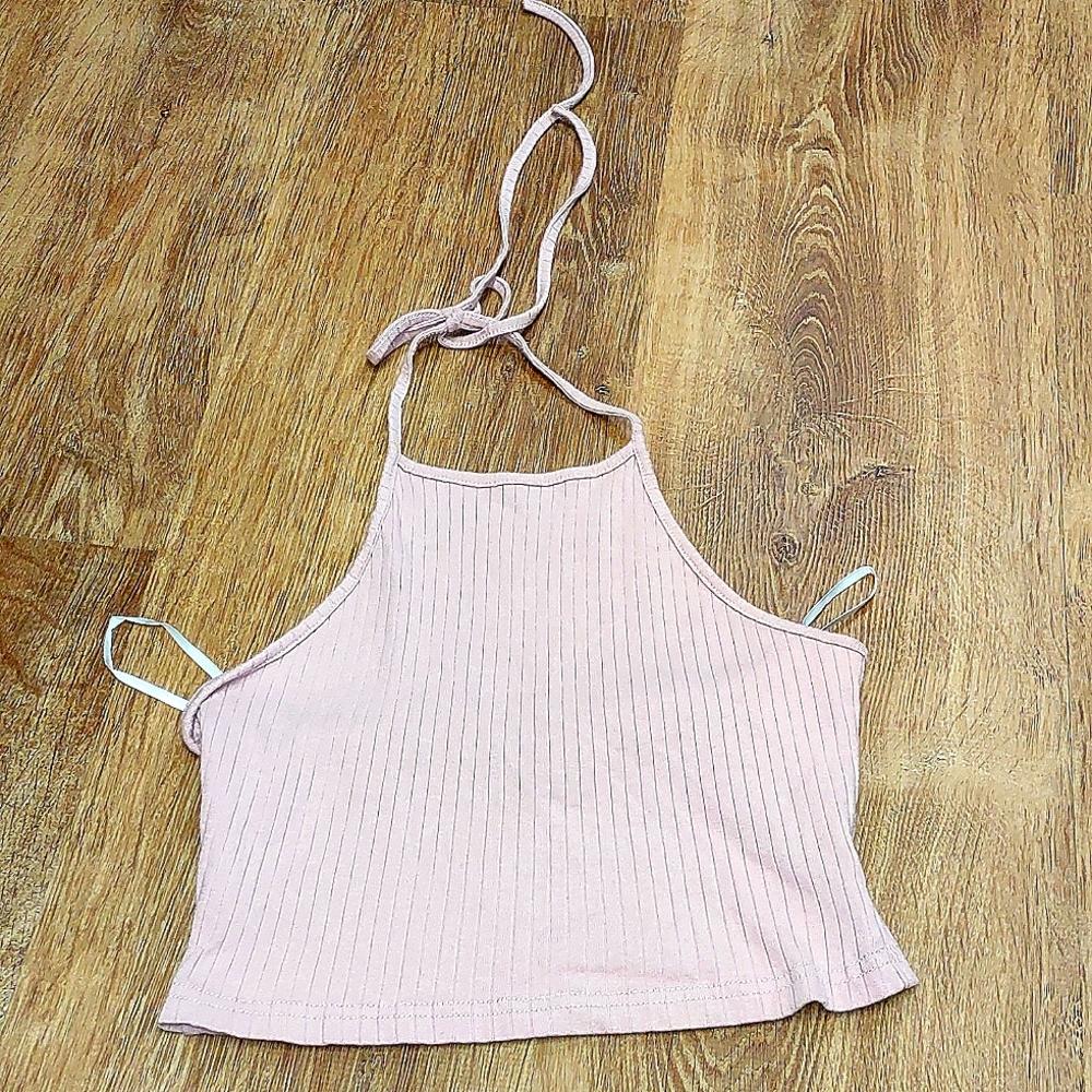 Shein Juniors Halter Top in "poor boy" knit